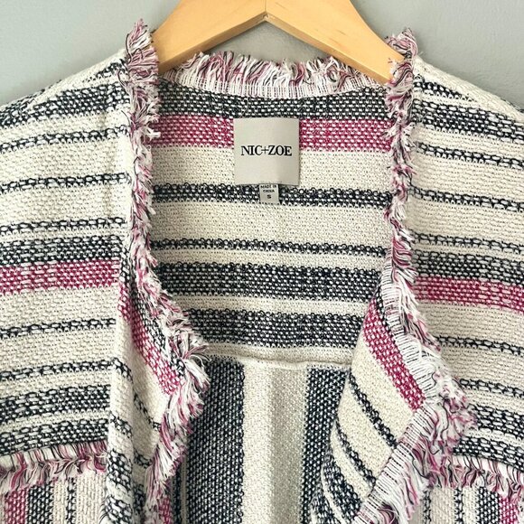 Nic Zoe Jacket Dashing Days Blazer Cardigan Size S - Picture 5 of 8
